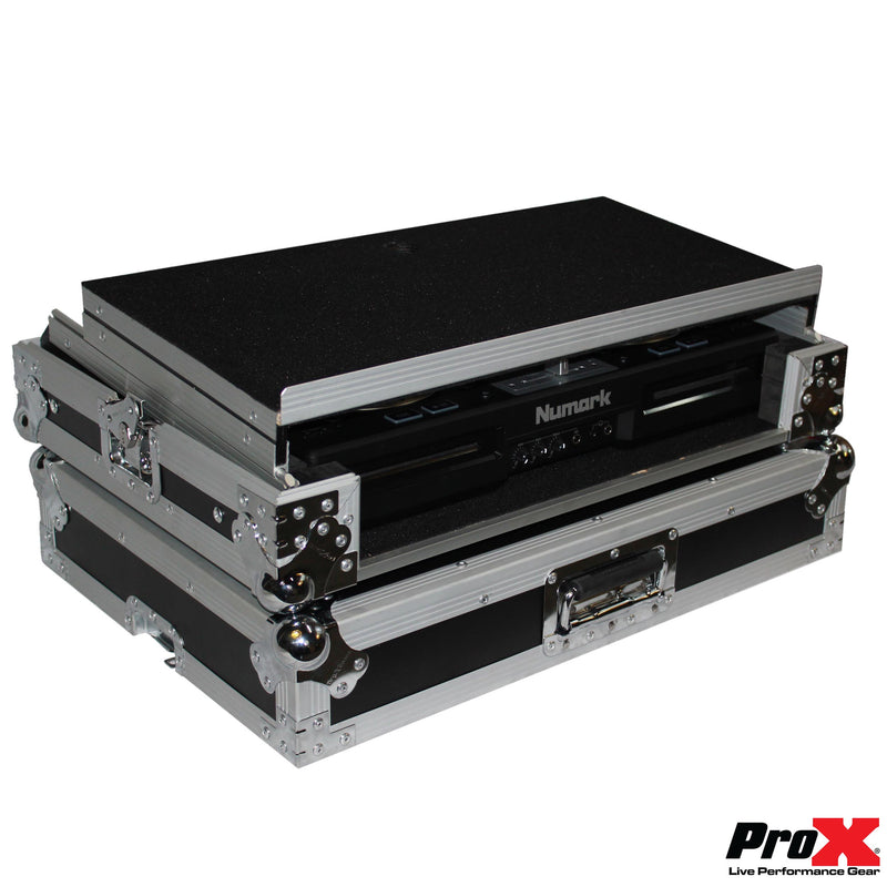 PROX-XS-MIXDECKEX LT - Flight Case for Numark MixDeck Express Digital Controller W-Laptop Shelf