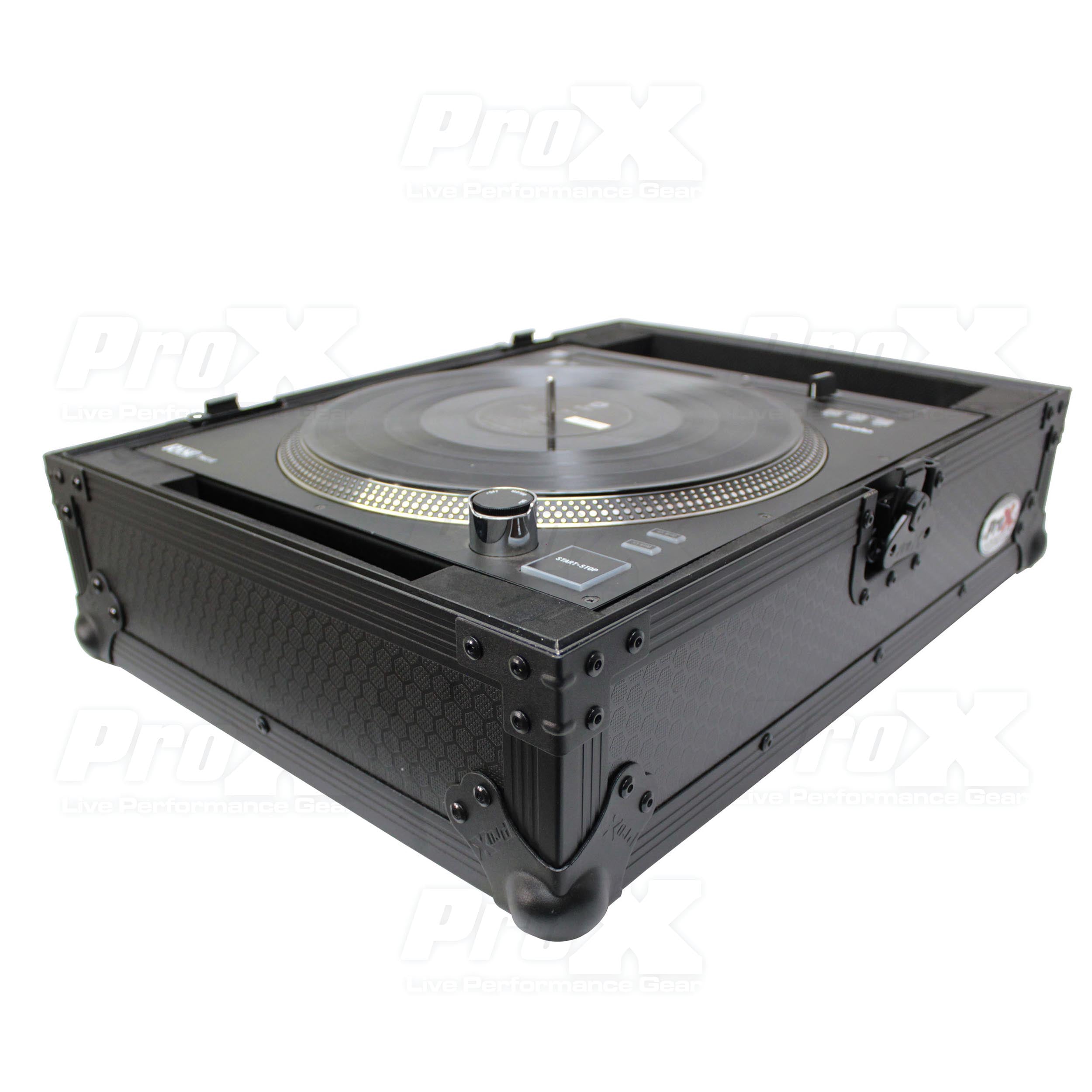PROX-XS-RANE12BL MK11 DJ Mixer Case - Flight Case for Rane 12 Motorized DJ Control System | Black on Black