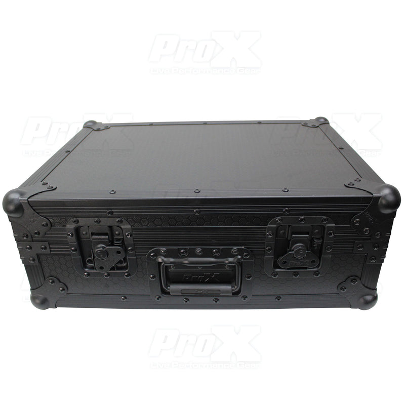 PROX-XS-RANE12BL DJ Mixer Case - Flight Case for Rane 12 Motorized DJ Control System | Black on Black
