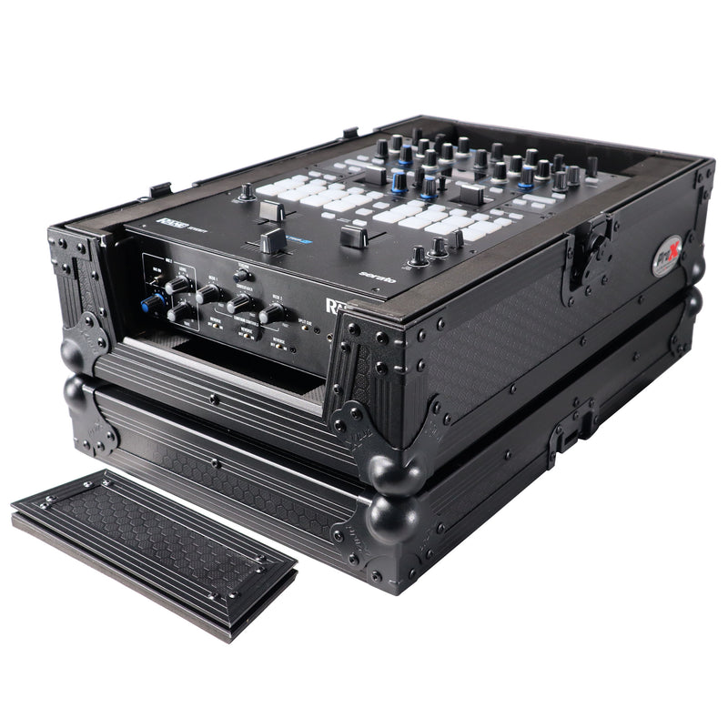 PROX-XS-RANE72BL - Flight Case for Rane Seventy-Two 72 and Rane Seventy DJ Mixer | Black on Black