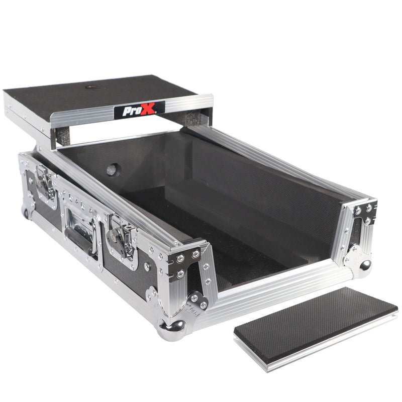 PROX-XS-RANE72LT - 11" DJ Mixer Road Case W/Laptop Shelf for Rane Seventy-Two 72 and Rane Seventy