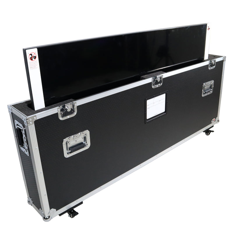 PROX-XS-TV5565W - Universal Case for ONE 55 Inch to 65 Inch Flat Panel Monitor LED TV w/ Low Profile Wheels