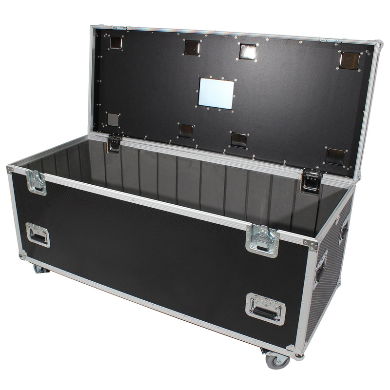 PROX-XS-UTL246030W - TruckPaX™ Heavy-Duty Truck Pack Utility Flight Case W-Divider and Tray Kit |1/2 Inch Plywood | 24"X60"X30"