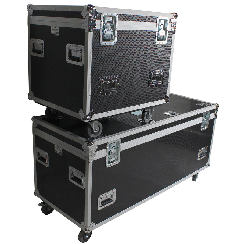 PROX-XS-UTL246030W - TruckPaX™ Heavy-Duty Truck Pack Utility Flight Case W-Divider and Tray Kit |1/2 Inch Plywood | 24"X60"X30"