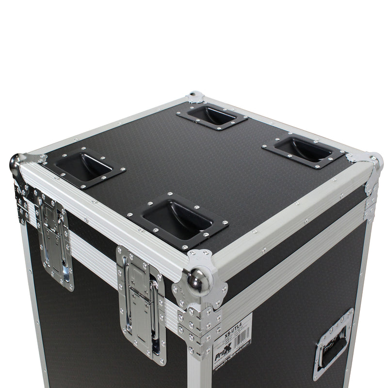 PROX-XS-UTL4 - Half Trunk Utility Flight Case with Casters 22.5" x 22.5" x 25.00" - 6.25 Cu.Ft.