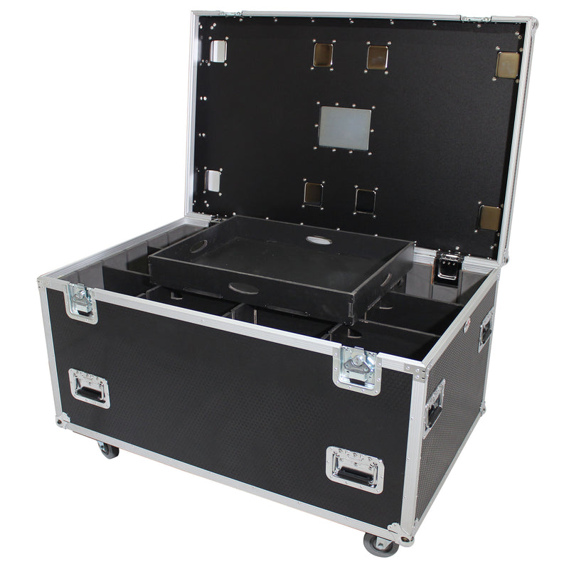 PROX-XS-UTL483030W - TruckPaX™ Heavy-Duty Truck Pack Utility Flight Case W-Divider and Tray Kit | 1/2 Inch Plywood | 48"X30"X30"