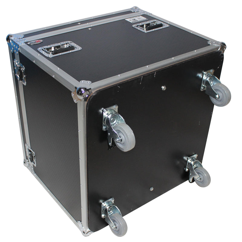 PROX-XS-UTL6 - Heavy Duty Utility Trunk Case W-Caster Cups 4 4" Casters 29.5" x 29.5" x 29" - 8.75 Cu.Ft.