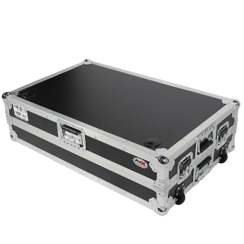 PROX-XS-ZTABLE JR - DJ Z-Table® Junior Workstation Portable Compact Booth Flight Case Table W Handles and Wheels