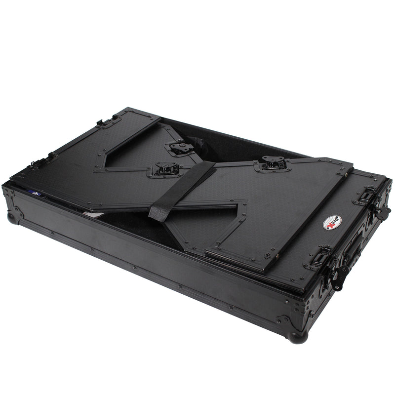 PROX-XS-ZTABLEBL JR - DJ Z-Table® Jr. Portable Table-Compact Case W-Wheels | Black on Black