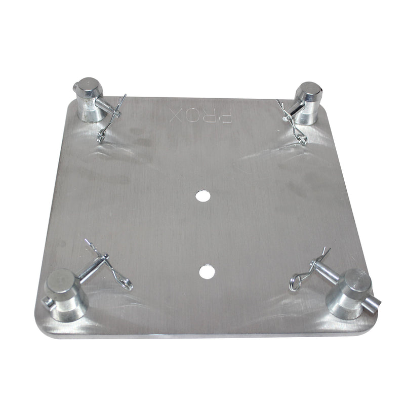 PROX-XT-BP1212A Aluminium Plate - 12" x 12" Aluminum Base Plate Fits Most Manufacturers F34 Trussing W/Conical Connectors