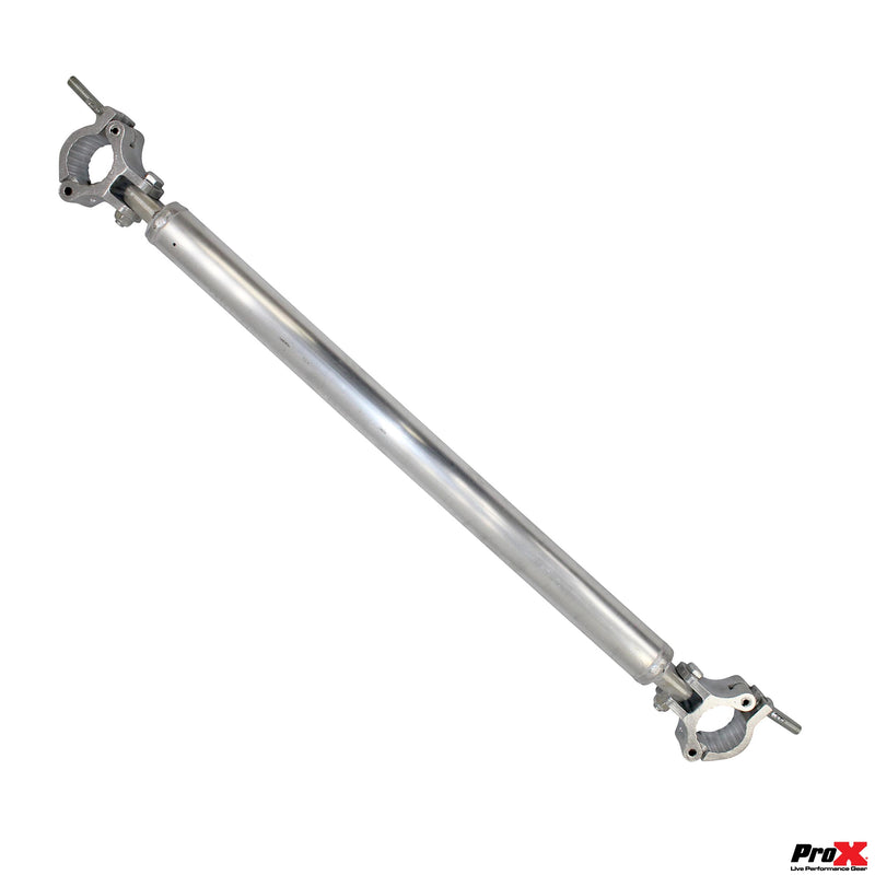PROX-XT-DCS32 Single Pipe - 32 Inch (81.28cm) Single Truss Tube W-Clamp and Hinge on Each End | 2 Inch | 2mm Wall