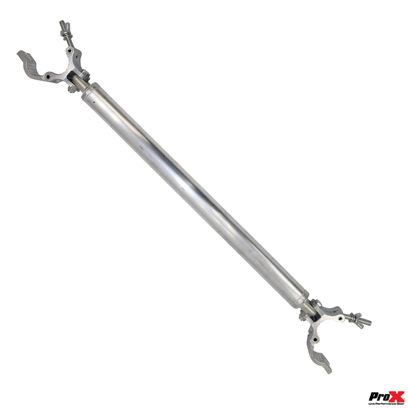 PROX-XT-DCS32 Single Pipe - 32 Inch (81.28cm) Single Truss Tube W-Clamp and Hinge on Each End | 2 Inch | 2mm Wall