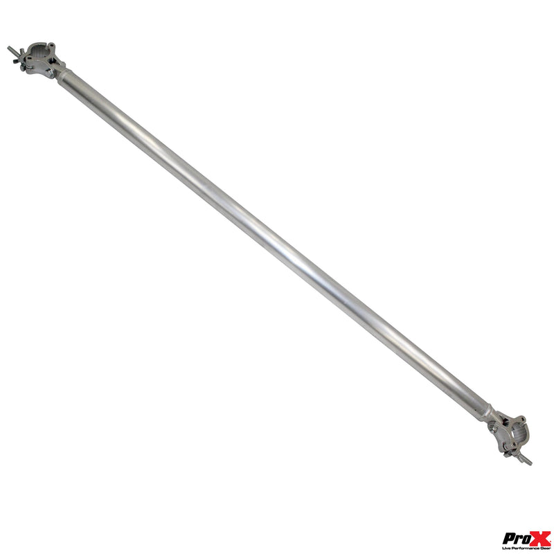 PROX-XT-DCS59 Single Pipe - 59 Inch (149.86cm) Single Truss Tube W-Clamp and Hinge on Each End | 2 Inch | 2mm Wall
