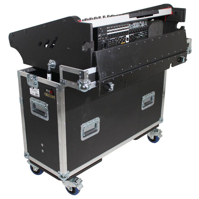 PROX-XZF-BWING Hydraulic Lift Case - Behringer Wing Console Flight Hard Travel Case Flip-Ready Easy Retracting Hydraulic Lift for by ZCase
