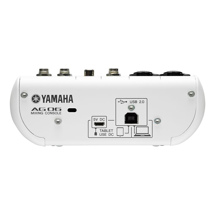 YAMAHA YAMAHA AG06 - 6 INPUT / USB MIXER - Yamaha Multi-Purpose 6 Channel USB Mixer and Audio Interface