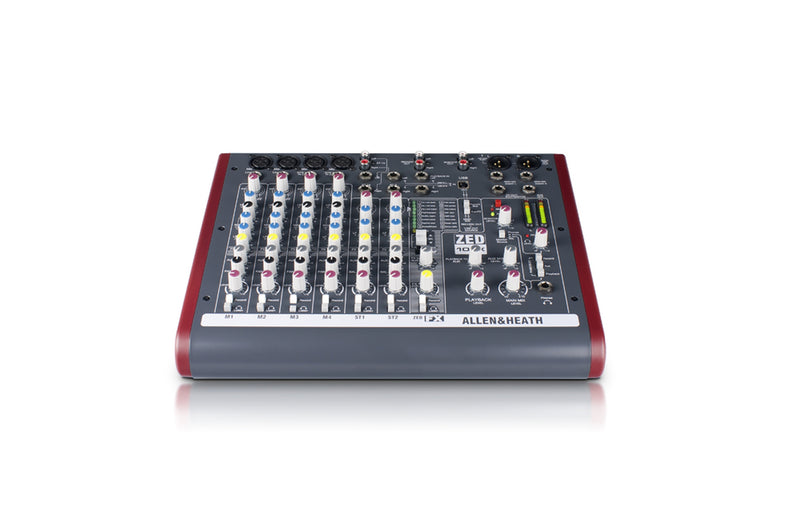 ALLEN & HEATH ZED-10FX - 4 Mono 2 Stereo channel Mixer with USB in/out and effects
