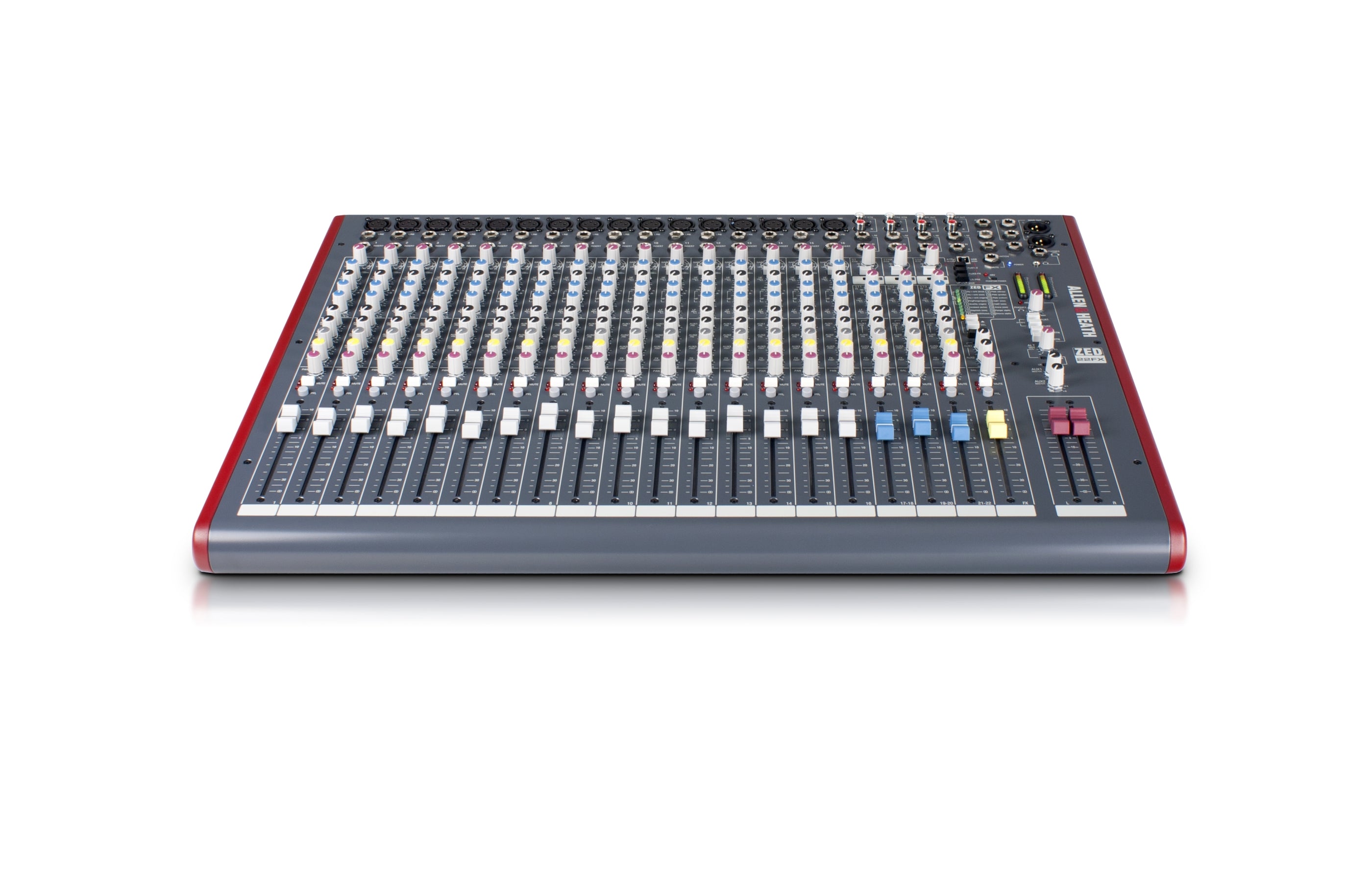 ALLEN & HEATH ZED-22FX - 16 Mono 3 Stereo channel Mixer with USB in/out and effects