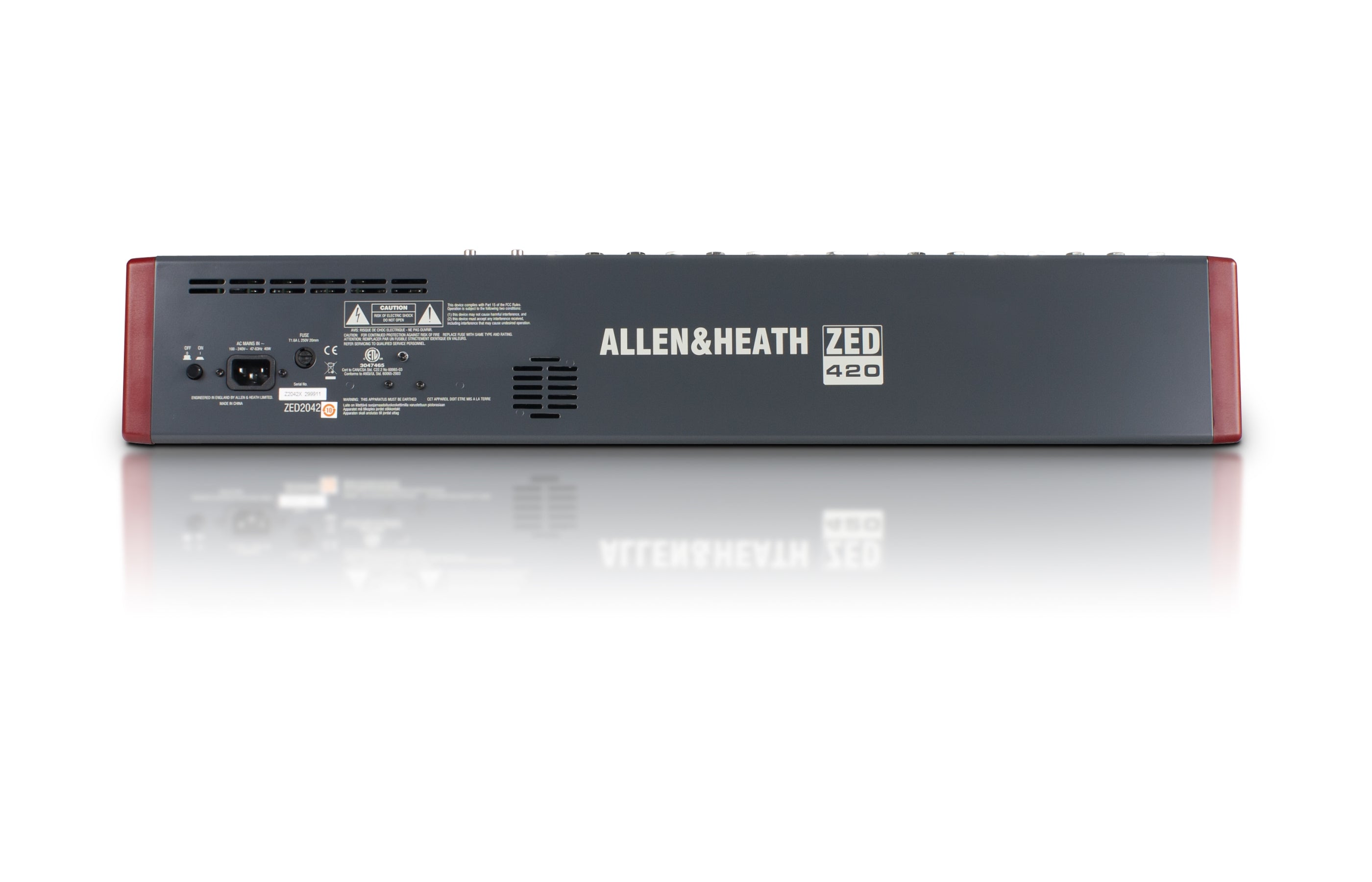 ALLEN & HEATH ZED-420 - 16 Mono 2 Dual Stereo channel 4-bus Mixer w./USB in/out