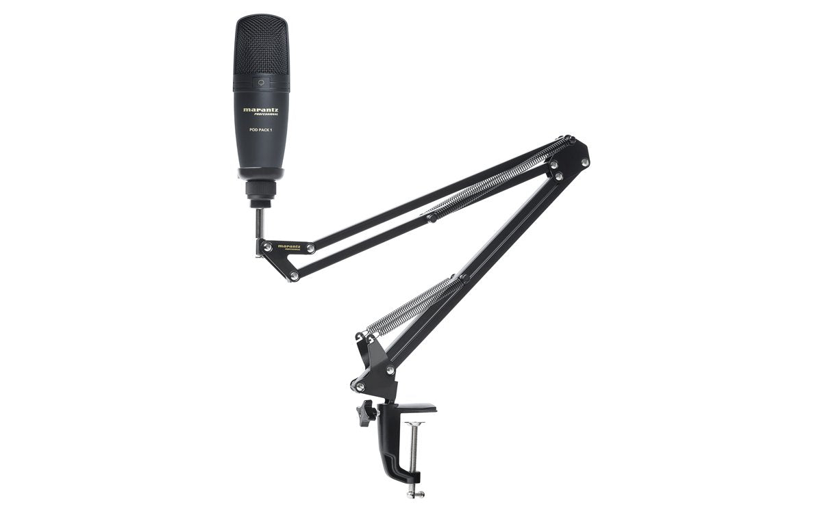 MARANTZ PODPACK1 - USB Microphone with Broadcast Stand and Cable