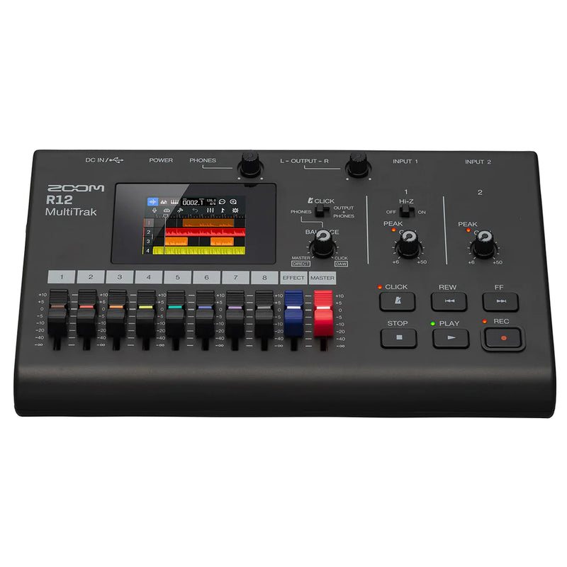 ZOOM R12 -Series Recorder interface
