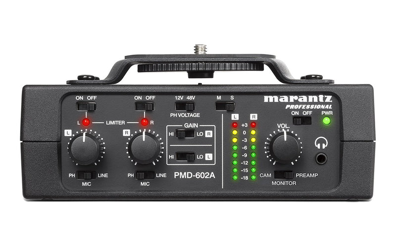 MARANTZ PMD602A - Battery powered 2-channel DSLR Audio Interface