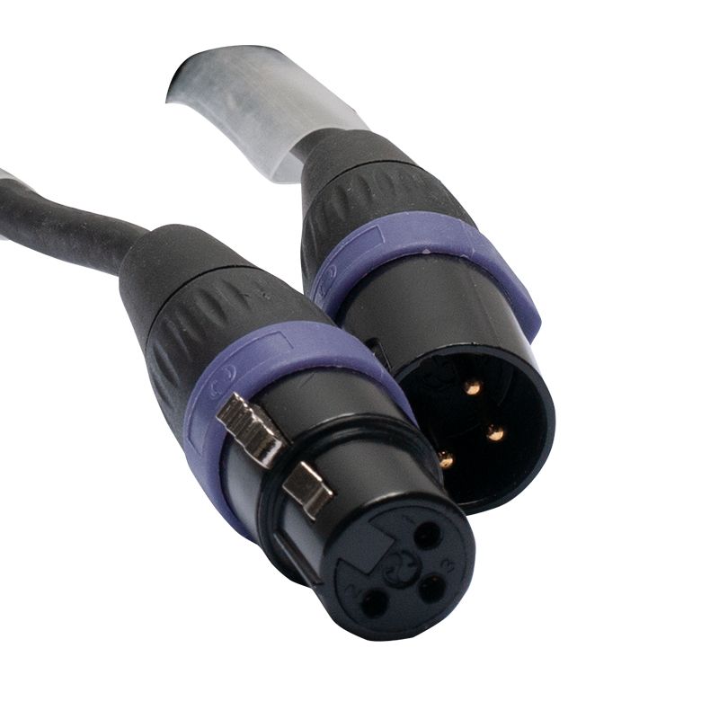 ACCU CABLE AC3PDMX100PRO - 00 Foot 3 Pin Pro DMX Cable Pro Series