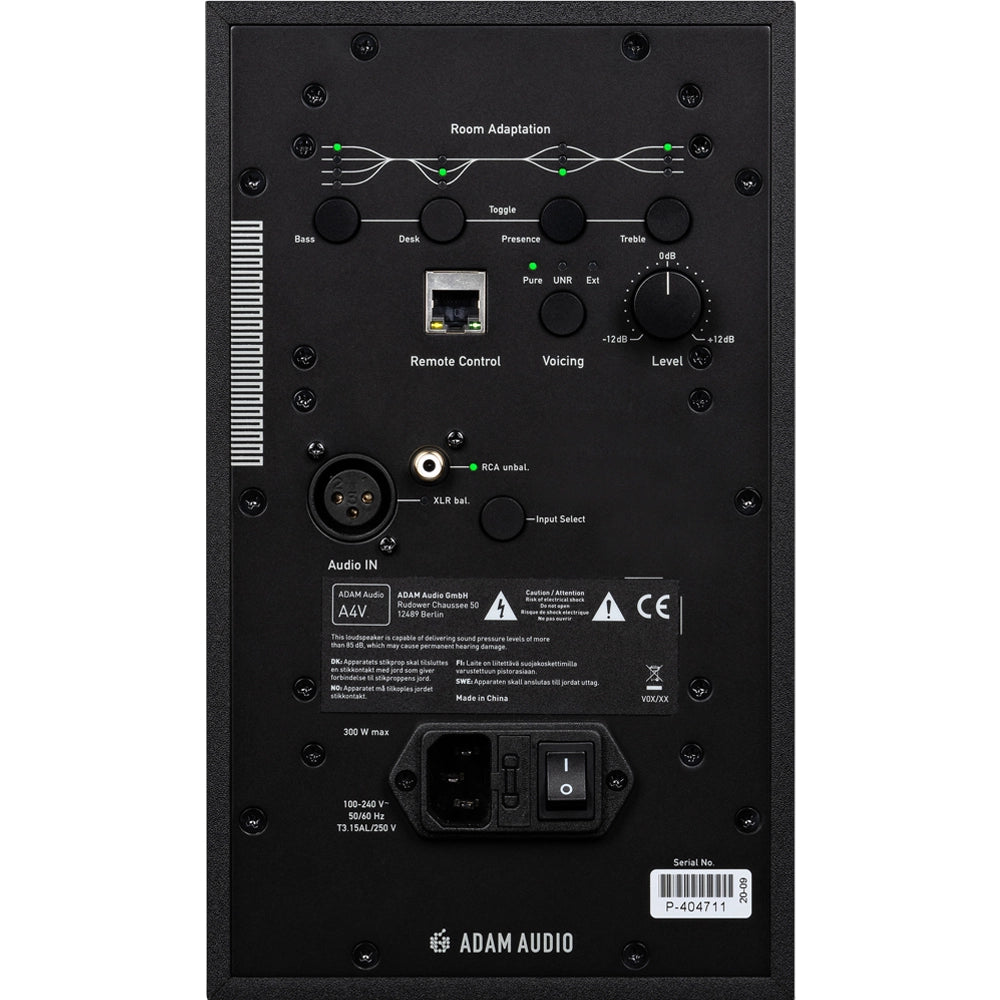 ADAM AUDIO AD-A4V - 2 Ways Studio monitor 4''