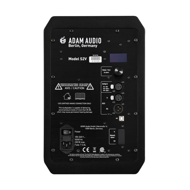 ADAM AUDIO AD-S2V - 2 way, 7'' woofer monitor