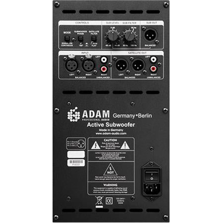 ADAM AUDIO AD-SUB12B - 12" 300W Active Subwoofer