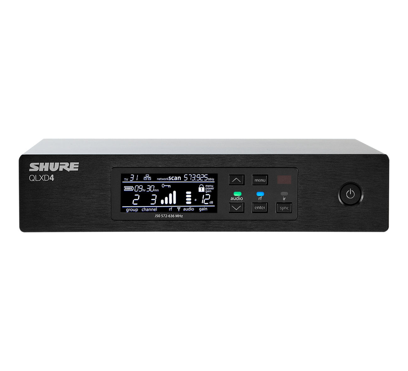 SHURE QLXD4-V50 Single Digital Wireless Receiver