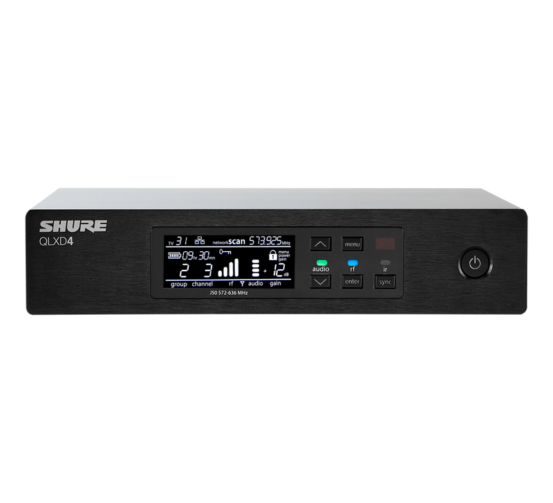 SHURE QLXD4-V50 Single Digital Wireless Receiver