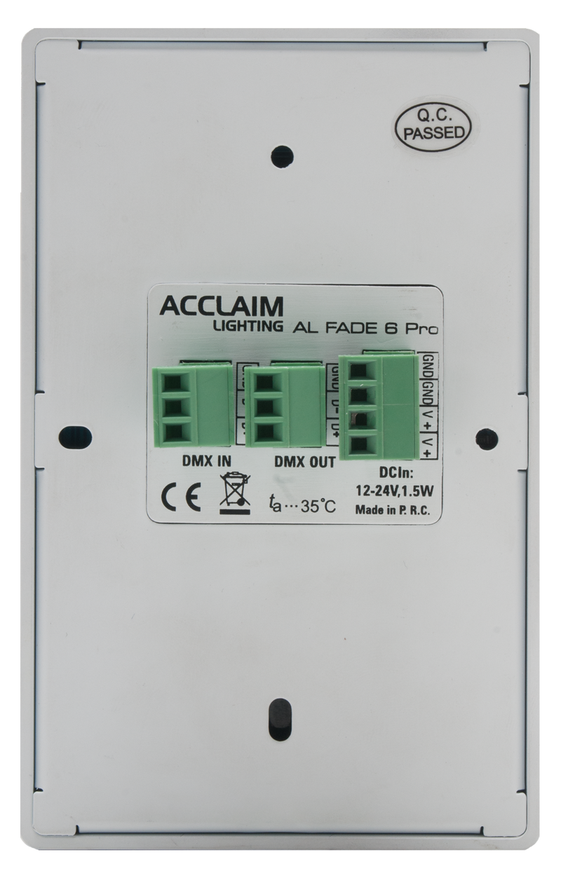 LIGHTING ACCLAIM ALF6PU - wall-mount DMX controller