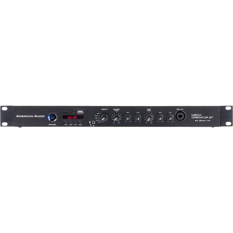 AMERICAN DJ MEDIA-OPERATOR-BT - MEDIA-OPERATOR-BT Media Operator BT MP3/Bluetooth Media Player