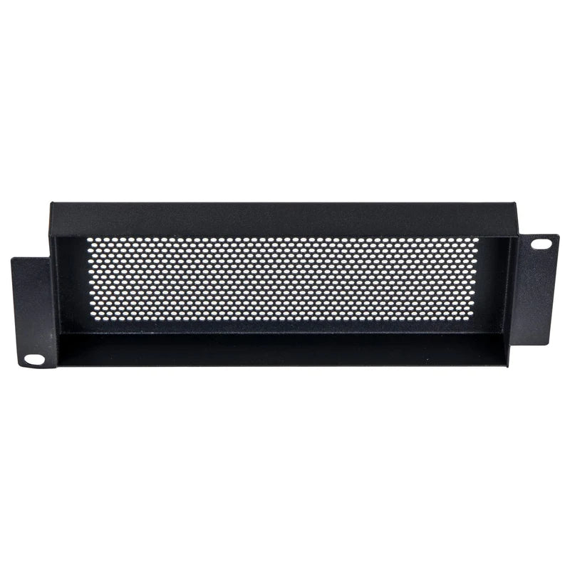 Odyssey ARHSCLP02 Rack Shelf - Odyssey ARHSCLP02 - Half Rack Mountable Raised Perforated Security 2U Panel