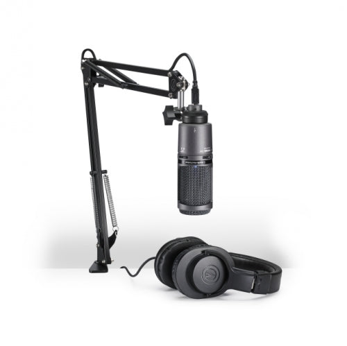 AUDIO-TECHNICA AT2020USB-PK USB MIC HEADPHONE AND STAND PACKAGE