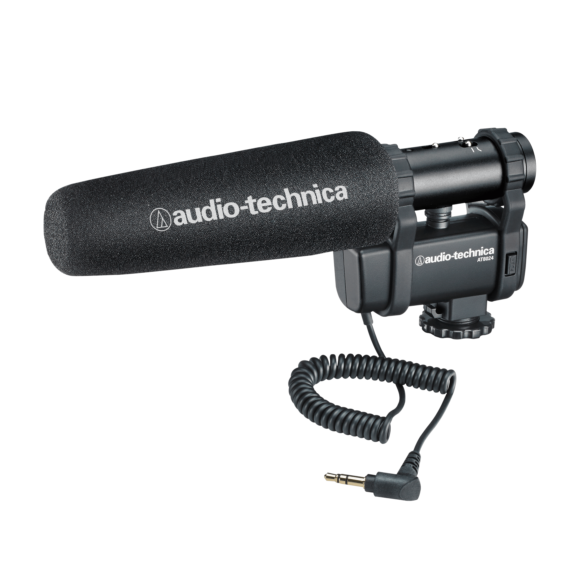 AUDIO-TECHNICA AT8024  Stereo/Mono Camera-Mount Microphone