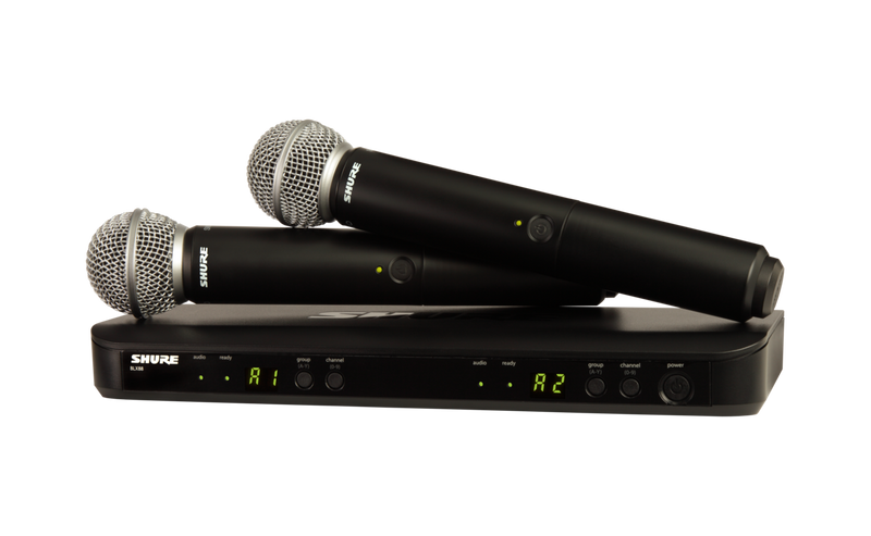 Shure BLX288/SM58-H9 -Dual Channel Handheld Wireless system