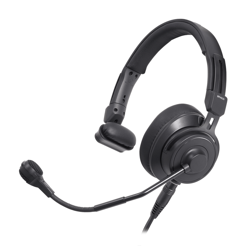 AUDIO TECHNICA BPHS2S-UT Single-Ear Broadcast Headset - Single-Ear Broadcast Headset BPHS2S