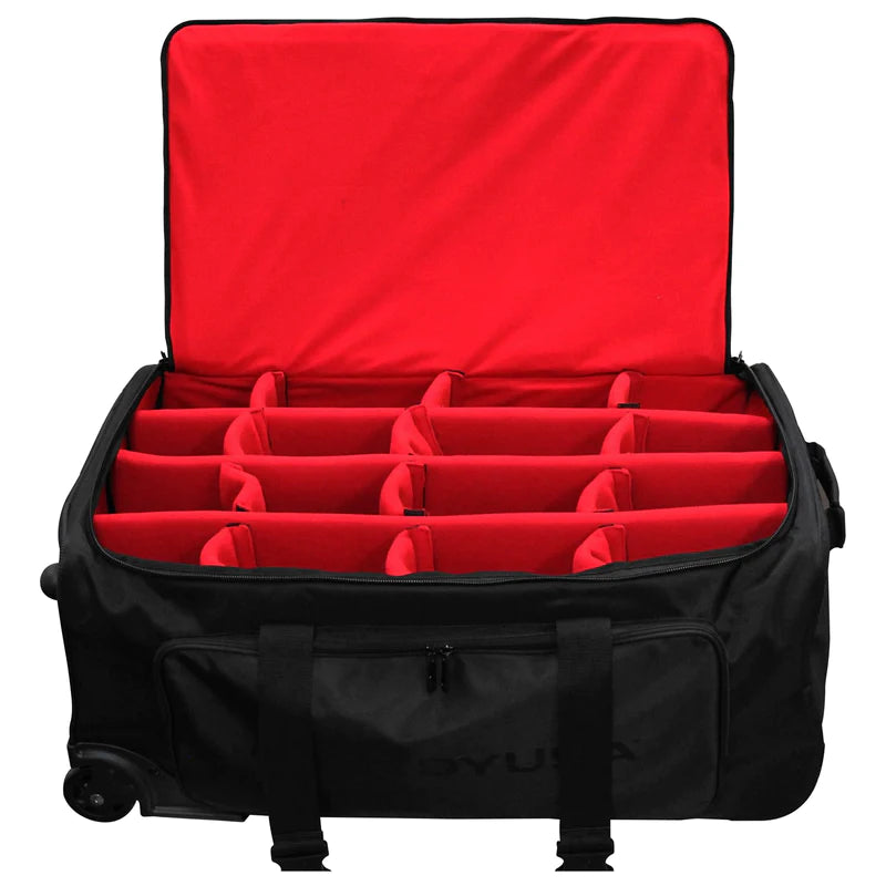 Odyssey BRLPAR1HW Case DJ Gear - Odyssey BRLPAR1HW - Utility Par Uplight Gear Bag with Pullout Handle and Wheels