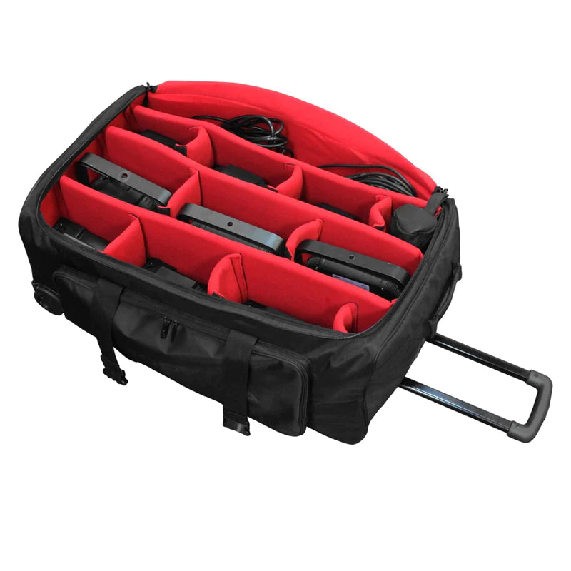 Odyssey BRLPAR1HW Case DJ Gear - Odyssey BRLPAR1HW - Utility Par Uplight Gear Bag with Pullout Handle and Wheels