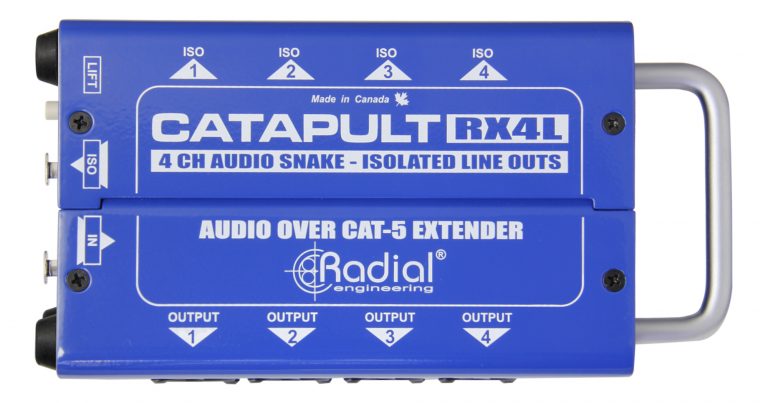 Radial Catapult RX4L - Radial Engineering CATAPULT RX4L 4-Channel Cat-5 Line-Level Audio Snake Receiver