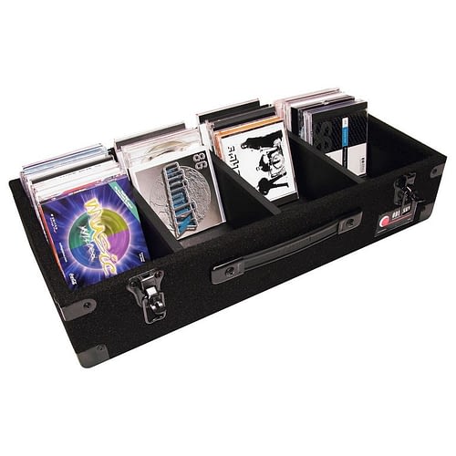 Odyssey CCD300E Case DJ Gear - Odyssey CCD300E - Carpet CD Case Holds 100 Jewel Cases or 300 View Packs