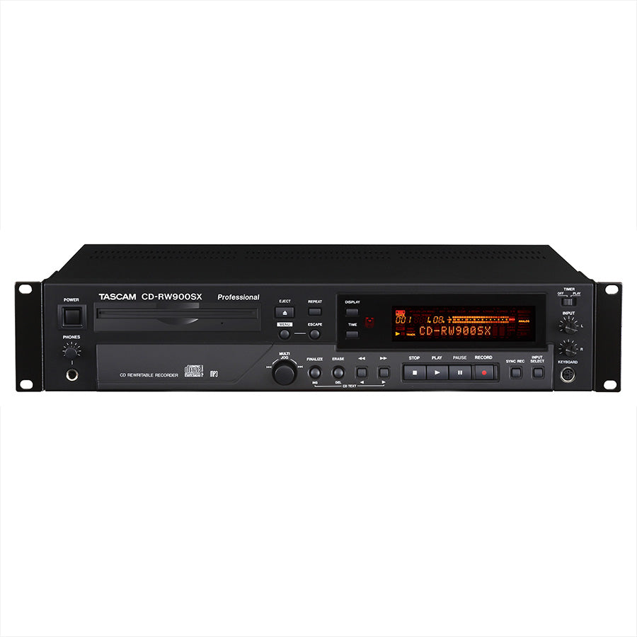 TASCAM CD-RW900SX - Unique and powerful features offer professional functionality, quality, and control.