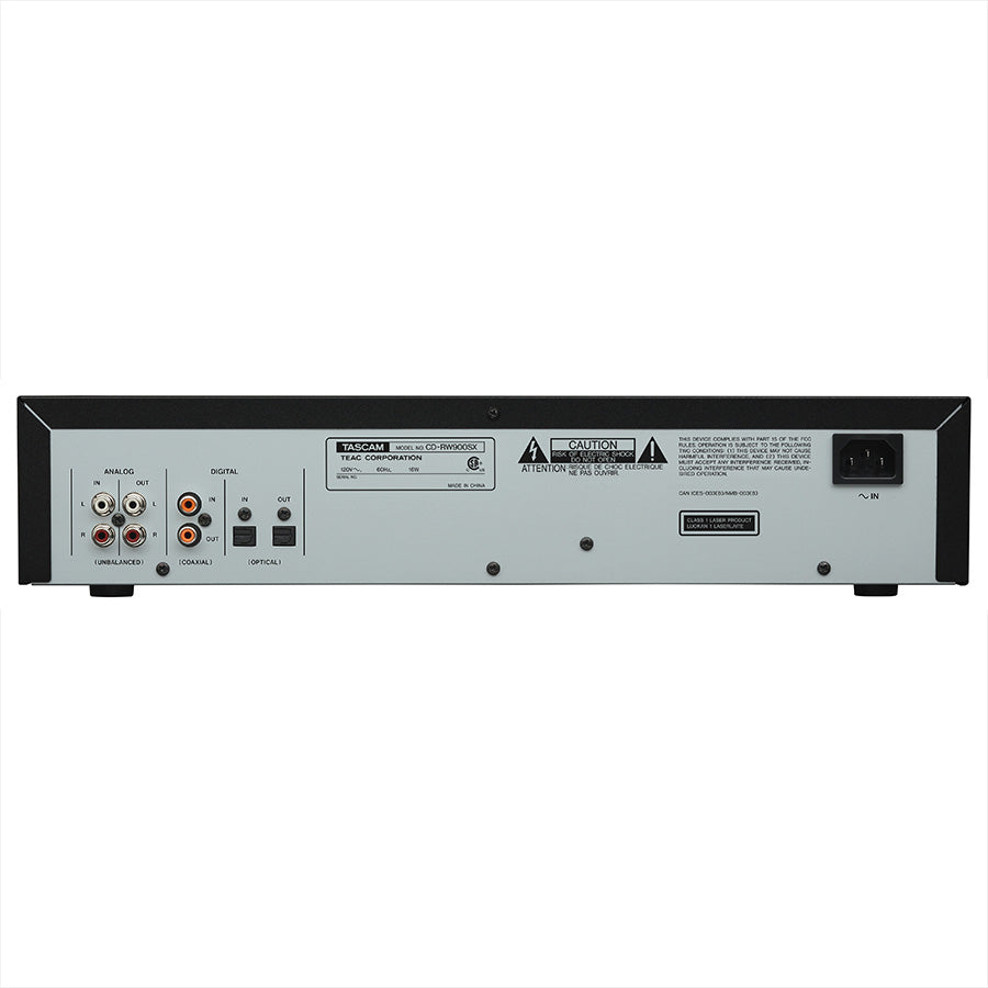 TASCAM CD-RW900SX - Unique and powerful features offer professional functionality, quality, and control.