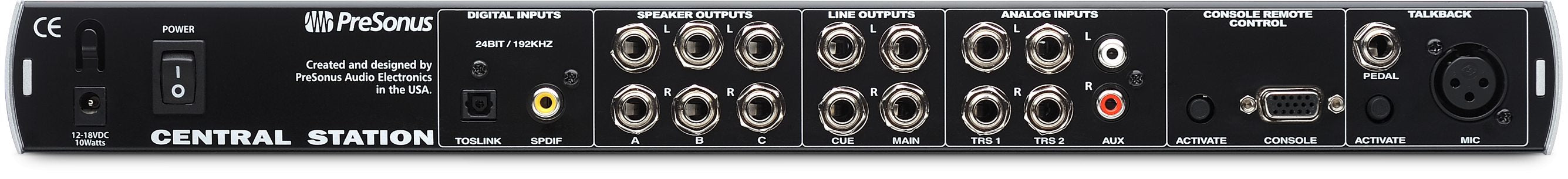 PRESONUS CENTRAL STATION PLUS - Passive Studio Control Center