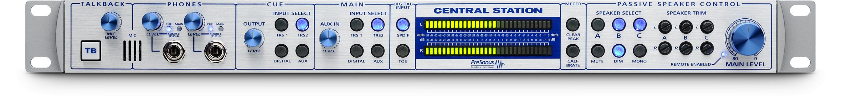 PRESONUS CENTRAL STATION PLUS - Passive Studio Control Center