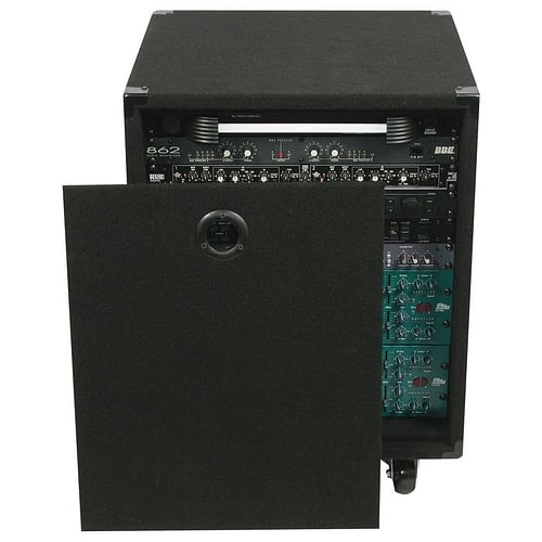 Odyssey CRE12W Case Rackmount - Odyssey CRE12W - 12U Carpet Amp Rack Case with Wheels