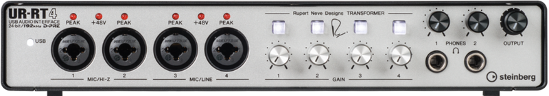 STEINBERG UR-RT4 - 6 x 4 USB 2.0 interfaces with Rupert Neve transformers