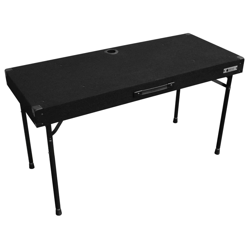 Odyssey CTBC2048 Case DJ Gear - Odyssey CTBC2048 - Height Adjustable 48″ x 20″ Work Surface Carpet DJ Table