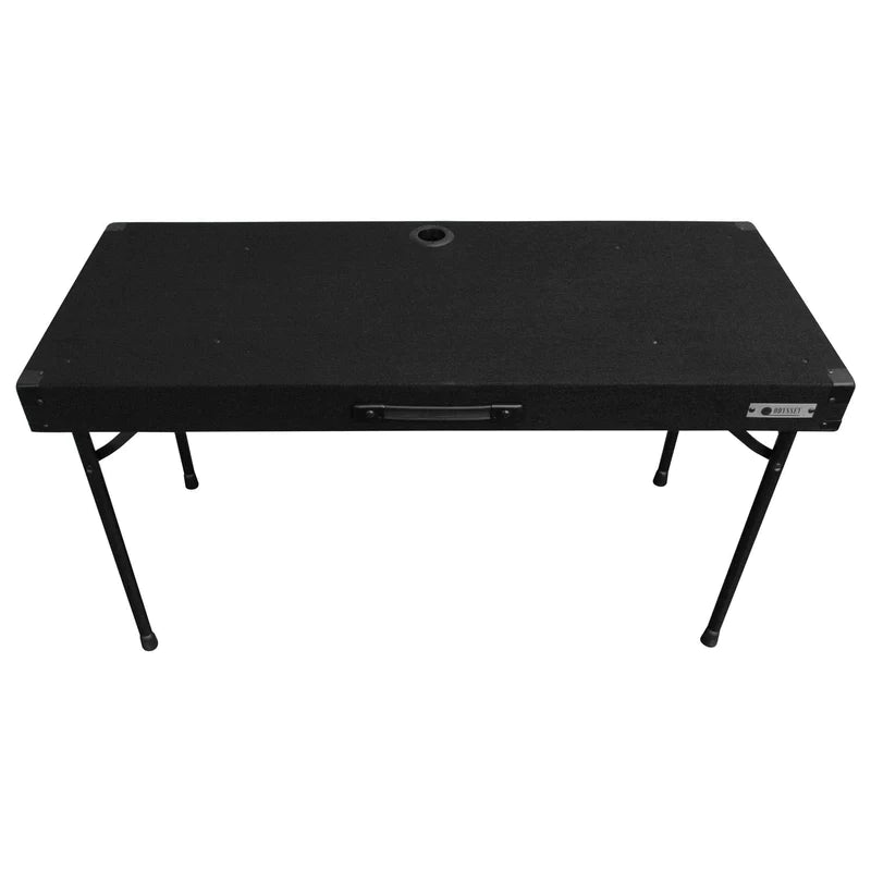 Odyssey CTBC2048 Case DJ Gear - Odyssey CTBC2048 - Height Adjustable 48″ x 20″ Work Surface Carpet DJ Table